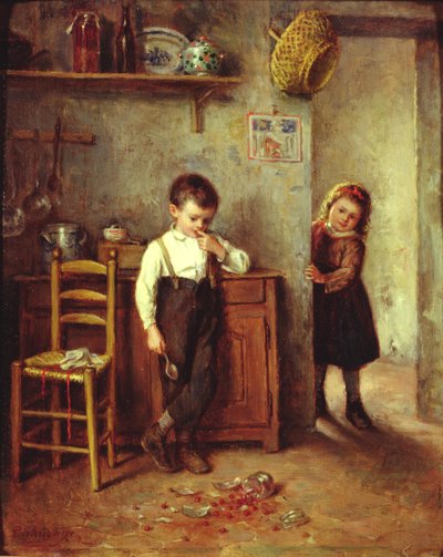 The Broken Jar by Philippe Francois Sauvage